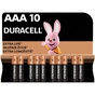 Батарейка Duracell AAA лужні 10 шт. в упаковці (5002509/5006462) - зменшене зображення 1