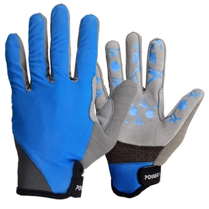 Велорукавиці PowerPlay 6566 Blue L (6566_L_Blue/Grey) зображення 1