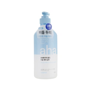 Шампунь KeraSys Derma & More Aha Cooling Dandruff Care Shampoo для чутливої шкіри голови 600 мл (8801046299708) зображення 1