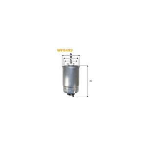 Фільтр паливний Wixfiltron WF8499 зображення 1