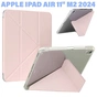 Чохол до планшета BeCover Ultra Slim Origami Transparent Apple iPad Air 11" M2/M3 (2024/2025) Pink (711391) - зменшене зображення 7