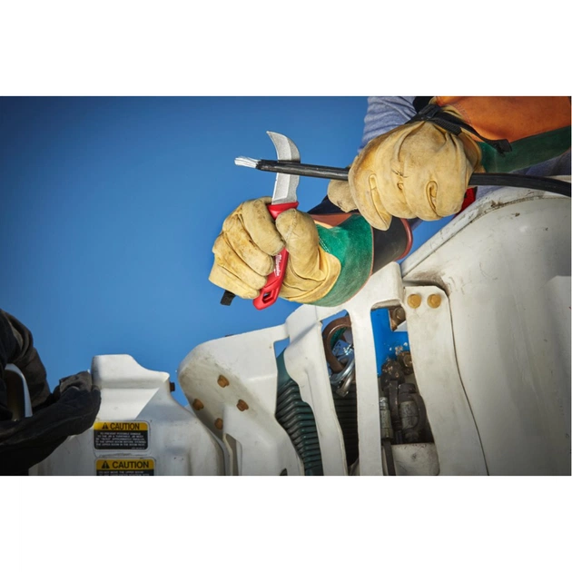 Ніж монтажний Milwaukee будівельний з фіксованим загнутим лезом, для кабелю (4932464829) - picture 6