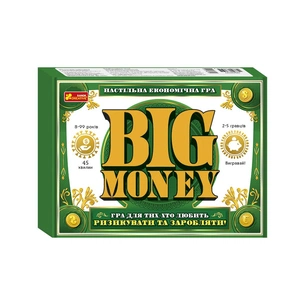 Настільна гра Ранок Економічна гра.Big Maney (4823076148751) зображення 1