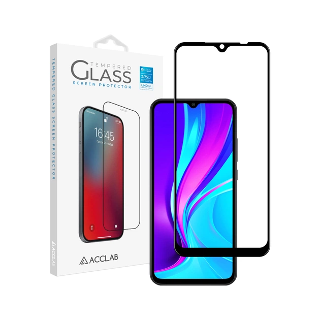 Стекло защитное ACCLAB Full Glue Xiaomi Redmi 9A/9C (1283126508820) - изображение 1