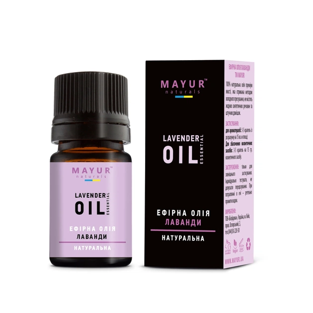 Ефірна олія Mayur Лаванди 5 мл (4820189561491) - picture 1