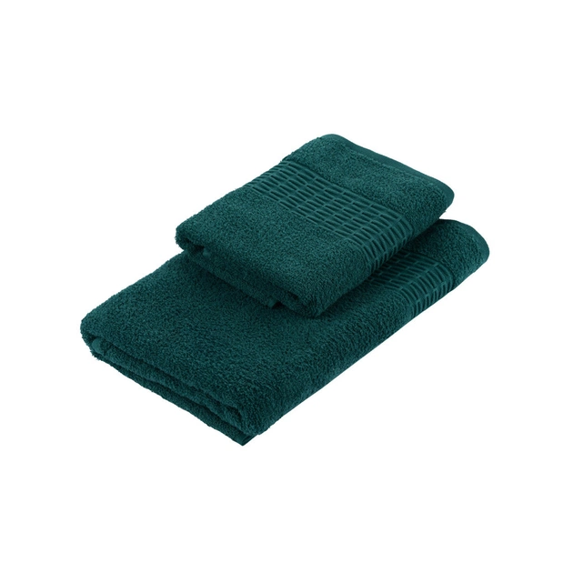 Рушник Ardesto набір махрових Lotus 2 шт 50х90см, 70х140см, 100% бавовна, смарагд (ART2357EM) - picture 5