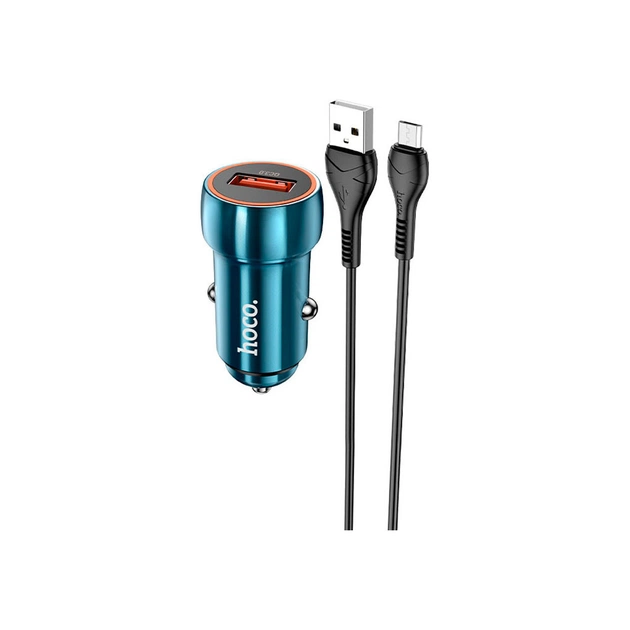 Зарядний пристрій HOCO Z46 USB Sapphire Blue (6931474770301) - изображение 1