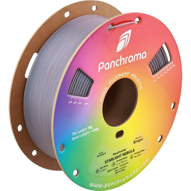 Пластик для 3D-принтера Polymaker PLA PANCHROMA STARLIGHT 1,75mm 1kg NEBULA (CA02020) - изображение 1