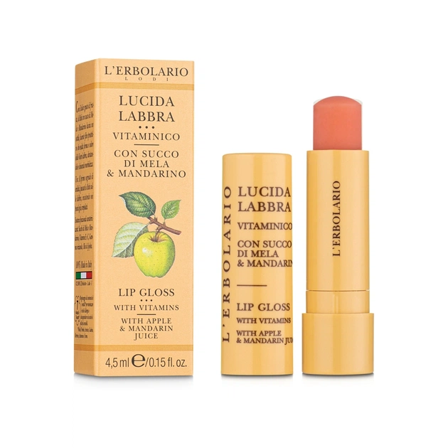 Бальзам для губ L'Erbolario Lucidalabbra Vitaminico вітамінний блиск 4.5 мл (8022328101391) - picture 2