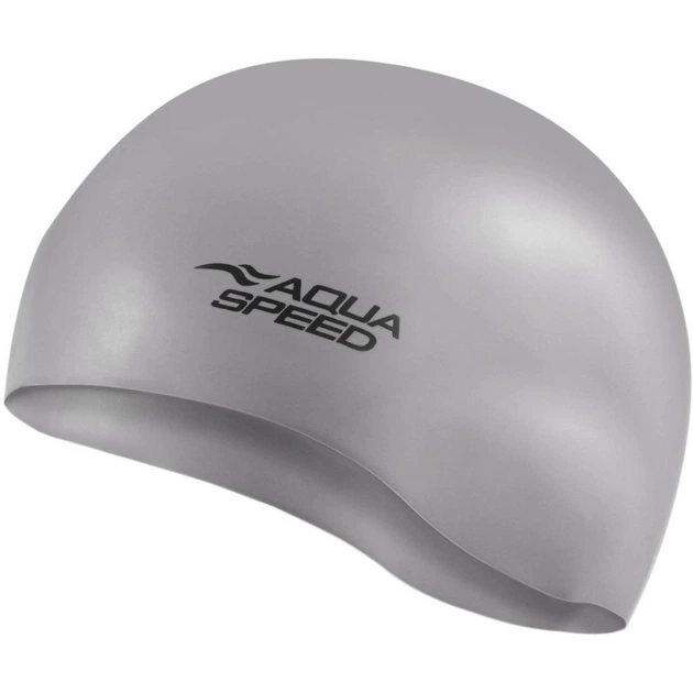Шапка для плавання Aqua Speed Mono 111-26 9115 сірий Уні OSFM (5908217691156) - зображення 1