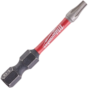 Біта для шуруповерта Milwaukee SHOCKWAVE, TX15, 50мм 1шт (4932451286) зображення 1