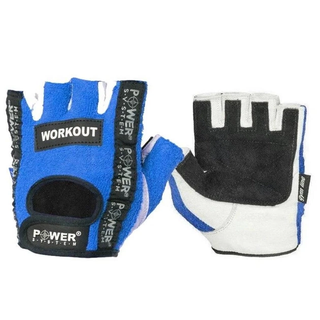 Рукавички для фітнесу Power System Workout PS-2200 XL Blue (PS-2200_XL_Blue) - изображение 1