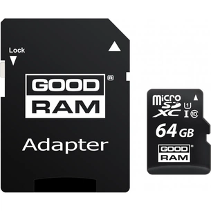Карта пам'яті Goodram 64GB microSDXC Class 10 (M1AA-0640R12) изображение 1