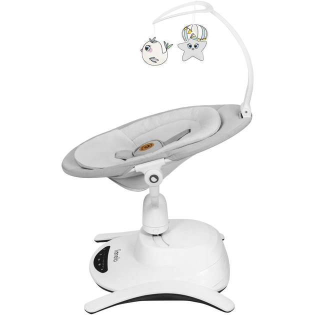 Крісло-гойдалка Lionelo Bella Grey Concrete (LO-BELLA GREY CONCRETE) - picture 9