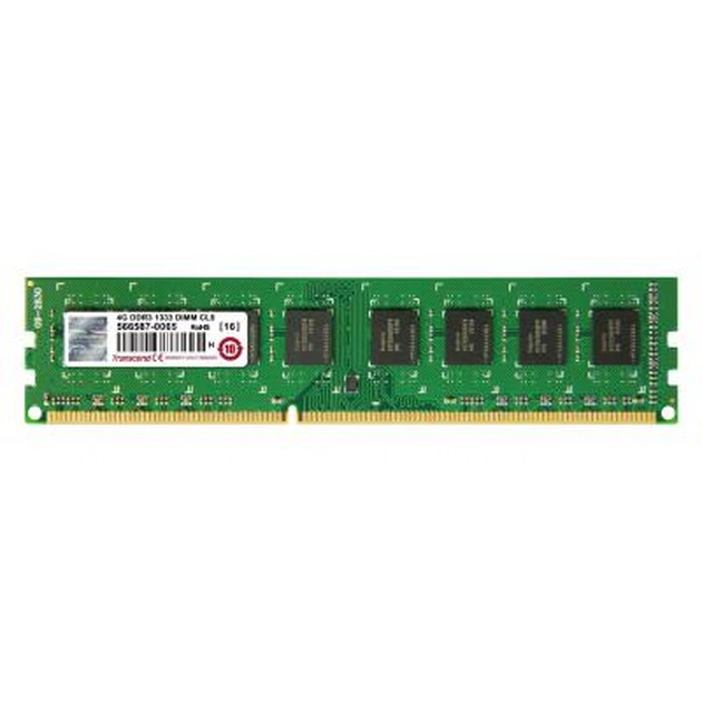 Модуль пам'яті для комп'ютера DDR3 4GB 1333 MHz Transcend (JM1333KLN-4G) - изображение 1