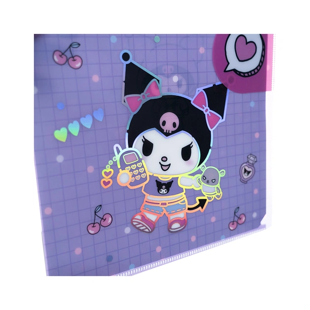 Папка - куточок Kite із клапаном A4 Kuromi (HK25-248-1) - picture 4