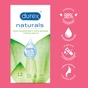 Презервативи Durex Naturals латексні з гелем-змазкою (тонкі) 12 шт. (4820108004931) - уменьшенное изображение 4