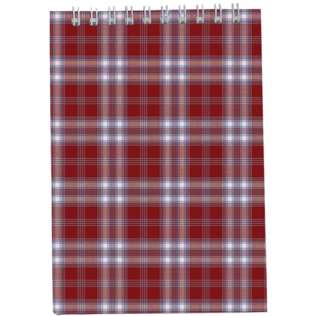 Блокнот Buromax spiral top, А5, 48sheets, square, burgundy (BM.2470-13) - зображення 1