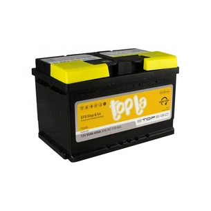 Акумулятор автомобільний Topla 65 Ah/12V EFB Euro (112 065S) зображення 1