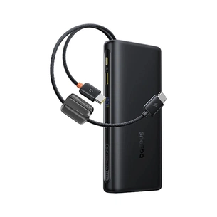 Батарея универсальная Baseus 25000mAh EnerFill FC41 145W Digital Display Built-in Dual USB-C Cable (E0028H03) изображение 1