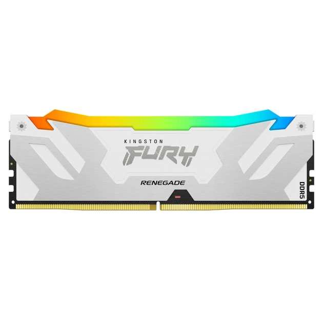Модуль пам'яті для комп'ютера DDR5 32GB 6000 MHz Renegade RGB White Kingston Fury (ex.HyperX) (KF560C32RWA-32) - зображення 1