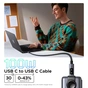 Дата кабель USB-C to USB-C 2.0m PD 100W L509 black Ugreen (35512) - зменшене зображення 6