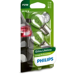 Автолампа Philips 21W (12498 LLECO B2) зображення 1
