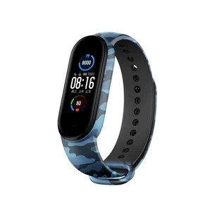 Ремінець до фітнес браслета Armorstandart для Xiaomi Mi Band 7/6/5 New Style Khaki Blue (ARM80989) зображення 1