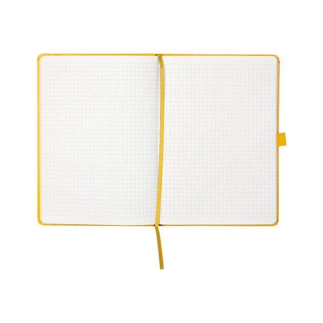 Книга записна Axent Partner, 125x195 мм, 96 аркушів, клітинка, жовта (8201-08-A) - зображення 8