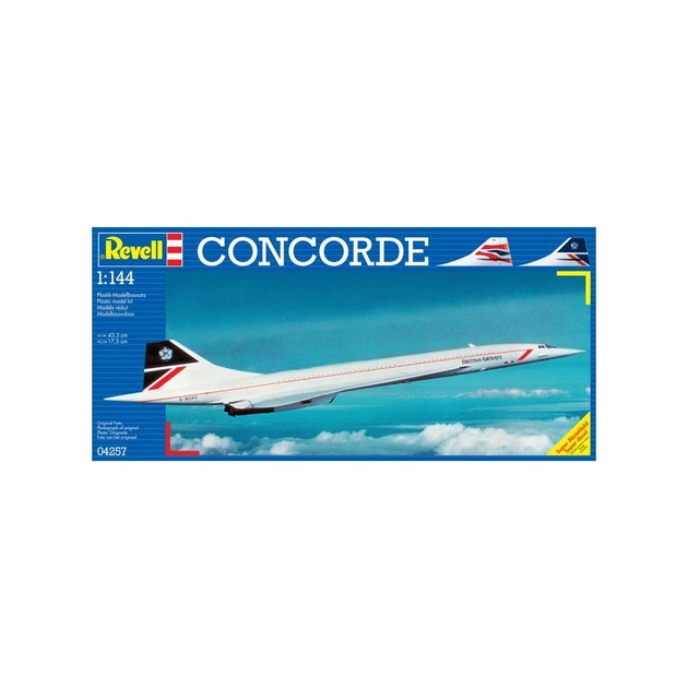 Сборная модель Revell Самолет Конкорд «British Airways», уровень 3, 1:144 (RVL-04257) - изображение 1