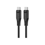 Дата кабель USB-C to USB-C 1.2m 3A TPE C3-03 Black Acefast (6974316280842) - зменшене зображення 1