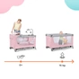 Ліжечко Kinderkraft манеж з пеленатором Leody Pink (5902533917945) - зменшене зображення 8