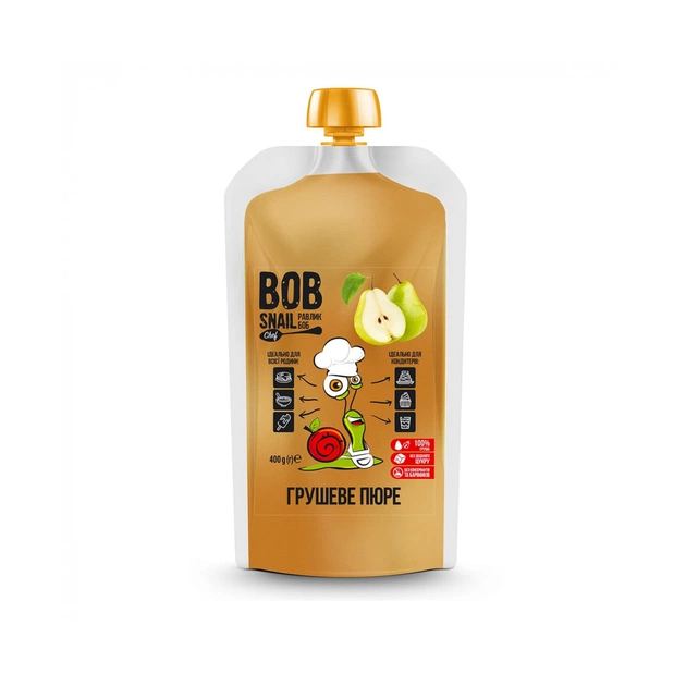 Дитяче пюре Bob Snail Груша 400 г (4820219341376) - зображення 1