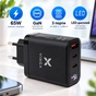 Зарядний пристрій Vinga 2xUSB-C + USB-A Display 65W (VCR65ACCDB) - зменшене зображення 4
