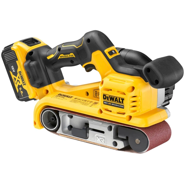 Шліфувальна машина DeWALT XR Li-Ion 18 В 2x5Ah, 198-320 м/хв, стрічка 75х533 мм (DCW220P2) - picture 1