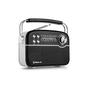 Портативний радіоприймач REAL-EL X-545 Black - зменшене зображення 1