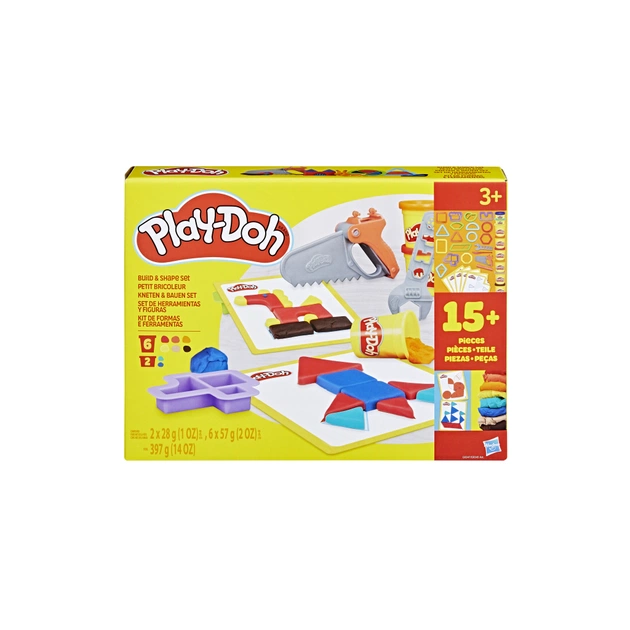 Набор для творчества Hasbro Play-Doh BUILD AND SHAPE SET (G0347) - изображение 1