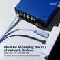 Дата кабель USB AM to RJ45 Ethernet 1.8m FT232RNL black Digitus (DA-70173) - зменшене зображення 5