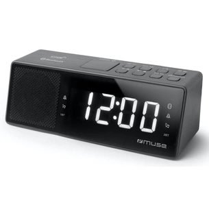 Настільний годинник Muse Радіо-годинник з USB чорний (M-172 BT) зображення 1