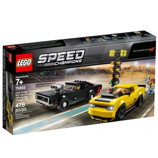 Конструктор LEGO Speed Champions Dodge Challenger SRT Demon (75893) - изображение 1