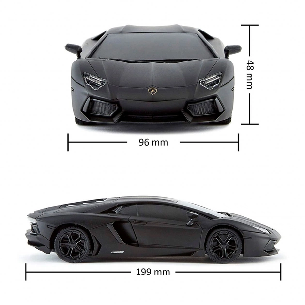 Радіокерована іграшка KS Drive Lamborghini Aventador LP 700-4 (1:24, 2.4Ghz, чорний) (124GLBB) - picture 5