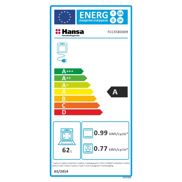 Плита Hansa FCCX580009 - picture 9