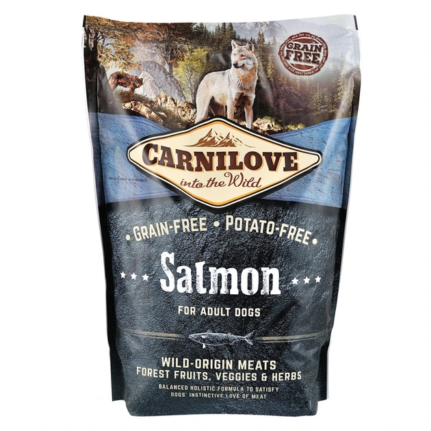 Сухий корм для собак Carnilove Adult Salmon 1.5 кг (8595602508914) - зображення 1