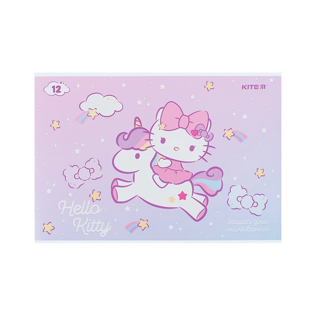 Альбом для малювання Kite Hello Kitty, 12 аркушів (HK24-241) - picture 3