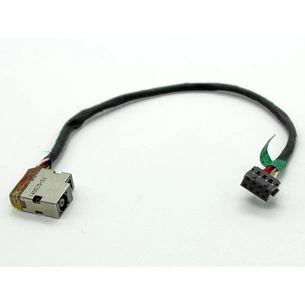 Роз'єм живлення ноутбука з кабелем для HP PJ582 (4.5mm x 3.0mm + center pin), 8-pin, Универсальный (A49060) зображення 1