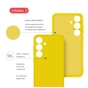 Чехол для мобильного телефона Intaleo Silicone Samsung Galaxy S24 Plus Yellow (1283126600357) - уменьшенное изображение 5