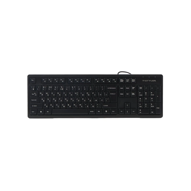 Клавіатура A4Tech FKS12 USB UA Black (4711421003155) - зображення 1