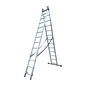 Драбина GTM 3-секції, розкладна, 3*13сх. 3,53-8,93м (KME313) - зменшене зображення 2
