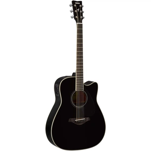 Гітара електроакустична Yamaha FGX820C Black зображення 1