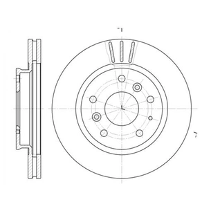 Гальмівний диск REMSA 6237.10 зображення 1